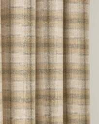 Everett Eyelet Curtains Natural - Curtina - Size: 168 x 137cm - thumbnail 2