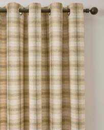 Everett Eyelet Curtains Natural - Curtina - Size: 168 x 137cm - thumbnail 3
