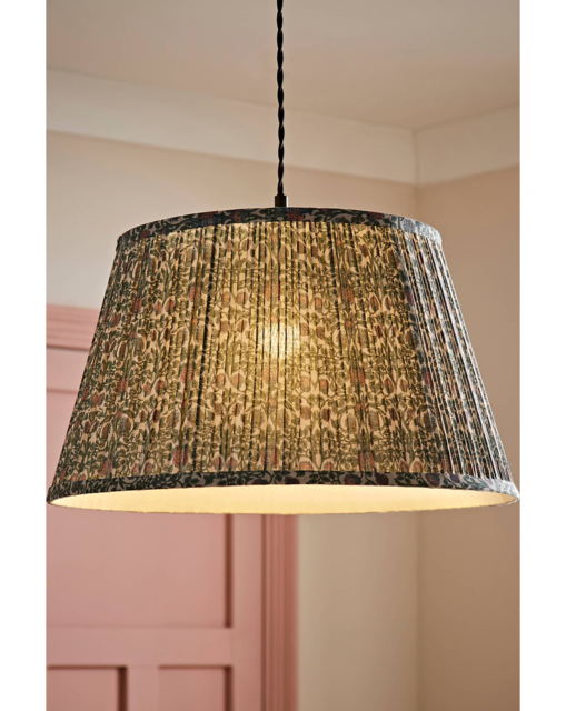 Abel Floral Pleated Shade 45cm Multi - ValueLights - image 1