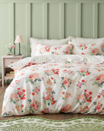 Cath Kidston Floral Bunches Duvet Set Green - Cath Kidston - Size: DOUBLE