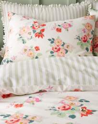 Cath Kidston Floral Bunches Duvet Set Green - Cath Kidston - Size: DOUBLE - thumbnail 2