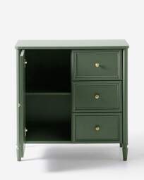 Darcy Bobbin Trim Small Sideboard Green - Julipa - thumbnail 4