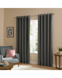 Furn. Ultimate Velvet Blackout Curtains Charcoal - furn. - Size: 117 x 183cm - thumbnail 1