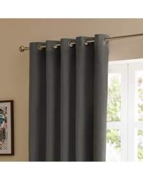 Furn. Ultimate Velvet Blackout Curtains Charcoal - furn. - Size: 117 x 183cm - thumbnail 2