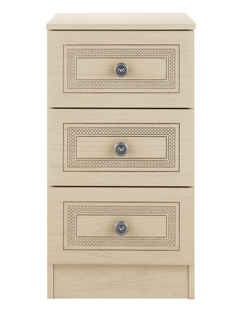 Richmond 3 Drawer Bedside Table OAK Effect - Welcome - image 1
