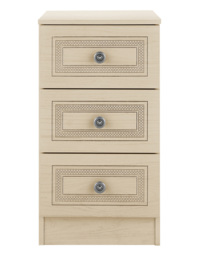 Richmond 3 Drawer Bedside Table OAK Effect - Welcome - thumbnail 1