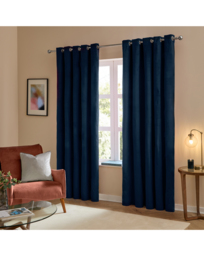 Furn. Ultimate Velvet Blackout Curtains Royal Blue - furn. - Size: 229 x 229cm