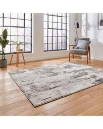 Think Rugs Apollo Modern Abstract Rug Grey/Ivory - Think Rugs - Size: 80X150 - thumbnail 3