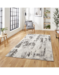 Think Rugs Apollo Modern Abstract Rug Grey/Ivory - Think Rugs - Size: 80X150 - thumbnail 1