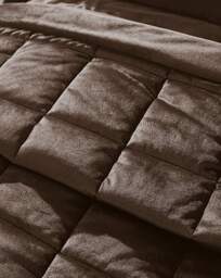 Catherine Lansfield Kingsley Bedspread Chocolate - Catherine Lansfield - Size: 220X220 - thumbnail 4