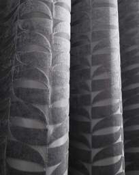 Curtina Kendal Eyelet Curtain Charcoal - Curtina - Size: 228 x 228cm - thumbnail 3