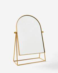 Gold Freestanding Table Top Mirror Gold - JD Williams - thumbnail 2