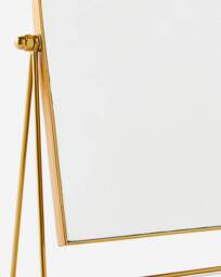 Gold Freestanding Table Top Mirror Gold - JD Williams - thumbnail 3