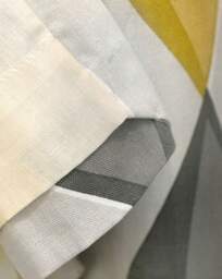 Fusion Lennox Eyelet Curtains Ochre - Fusion - Size: 117 x 137cm - thumbnail 5