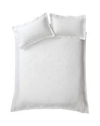 Bianca Lottie Embroidery Duvet Cover Set White - Bianca - Size: SINGLE - thumbnail 4