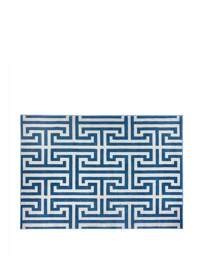 Greek Key Textured Rug Navy - Origins - Size: 80X150 - thumbnail 3