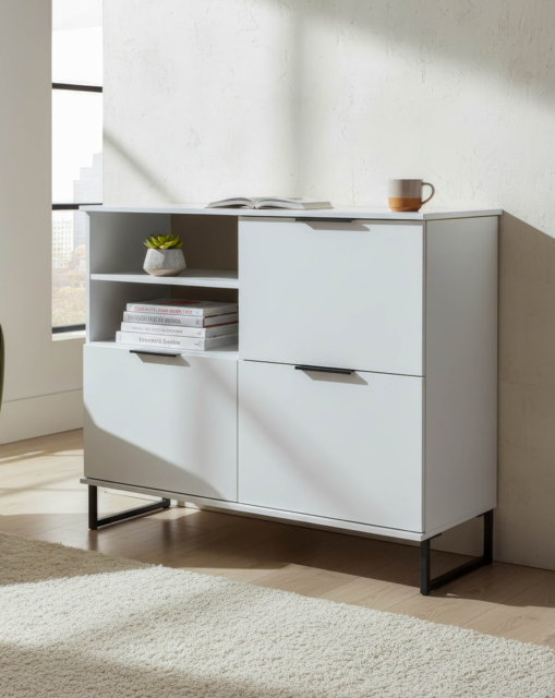 Hayden Ready Assembled Sideboard White - Welcome - image 1