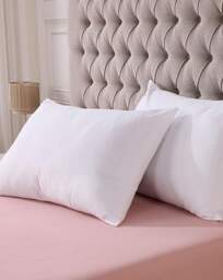 Downland Soft Touch Pack of 2 Pillows White - Downland - Size: PAIR - thumbnail 5