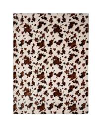 Fusion Cow Print Faux Fur Bedspread Natural - Fusion - Size: 150X200 - thumbnail 2