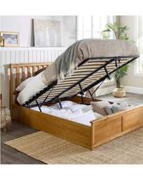 Aspire Atlantic Ottoman Bed Natural - Aspire - Size: SML DBLE - thumbnail 2