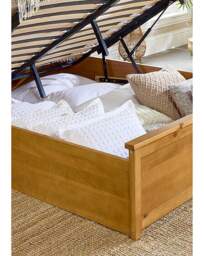 Aspire Atlantic Ottoman Bed Natural - Aspire - Size: SML DBLE - thumbnail 5