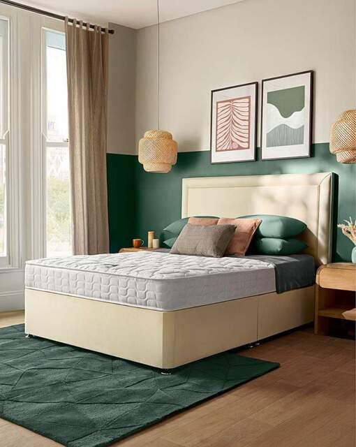 Silentnight Miracoil Ortho Divan Set Grey - Silentnight - Size: DOUBLE