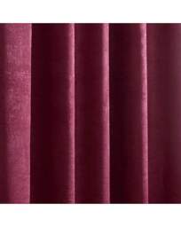 Galaxy Pencil Pleat Curtains Wine - Fusion - Size: 117 x 137cm - thumbnail 2