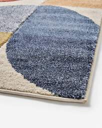 Sara Carved Multicoloured Geo Rug Multi - Homemaker - Size: 120X170 - thumbnail 2