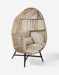 Malta Egg Chair Natural - JD Williams - thumbnail 2