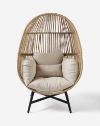 Malta Egg Chair Natural - JD Williams - thumbnail 4