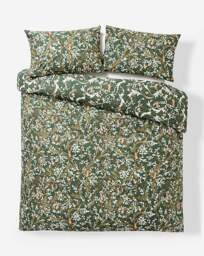 Forest Leaf Scroll Cotton Duvet Cover Green - JD Williams - Size: SINGLE - thumbnail 4