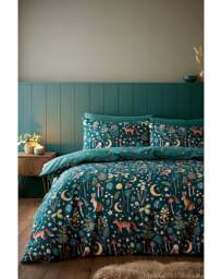 CL Enchanted Twilight Duvet Set Forest Green - Catherine Lansfield - Size: KING - thumbnail 3