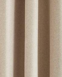 Austin Blackout Thermal Eyelet Curtains Natural - Enhanced Living - Size: 117 x 183cm - thumbnail 2