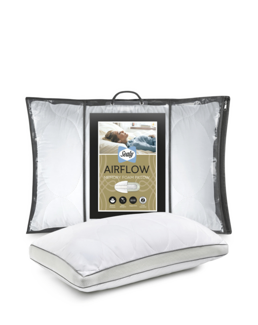 Sealy Airflow Memory Foam Pillow White - Sealy - Size: EACH - image 1