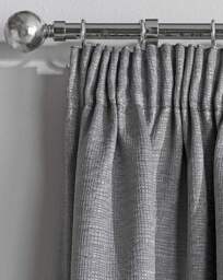 Matrix Pencil Pleat Thermal Curtain Grey - Enhanced Living - Size: 117 x 183cm - thumbnail 5
