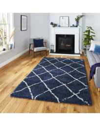 Think Rugs Scandi Berber Rug Navy - Think Rugs - Size: 80X150 - thumbnail 1