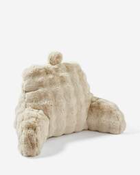 Bubble Faux Fur Back Support Cushion Natural - JD Williams - thumbnail 2