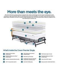 Jay-Be Crown Premier Fold Bed Sprung - Jay-Be - thumbnail 4