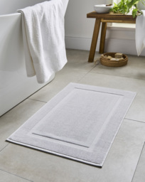 Egyptian Cotton Bath Mat - Silver Silver Grey - JD Williams - Size: ONE SIZE