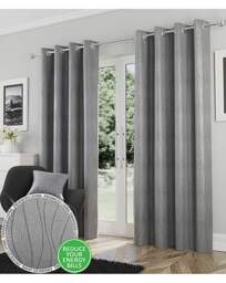 Goodwood Thermal Curtain Silver - Enhanced Living - Size: 167 x 183cm - thumbnail 2
