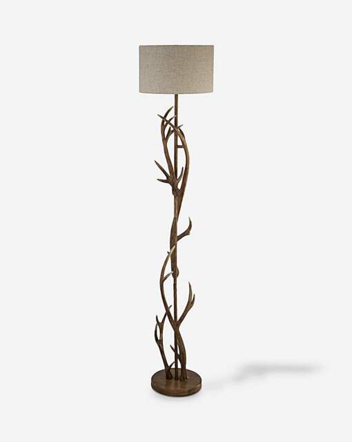 Antler Floor Lamp Brown - Searchlight