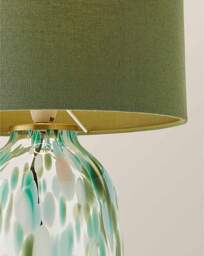 Belinda Green Confetti Table Lamp Green - ValueLights - thumbnail 4