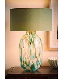Belinda Green Confetti Table Lamp Green - ValueLights - thumbnail 3