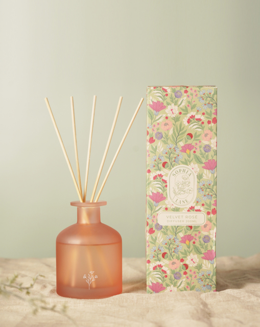 Sophia Lane Velvet Rose Diffuser Pink - Sophia Lane - image 1