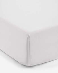 Pure Cotton Extra Deep 38cm Fitted Sheet White - JD Williams - Size: DOUBLE - thumbnail 2