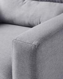 Sutton Fabric Pushback Recliner Grey - JD Williams - thumbnail 3