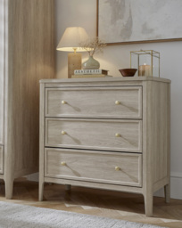 Charlotte Small Chest of Drawers Washed OAK - Julipa - thumbnail 1