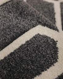 Newport Lattice Geometric Rug Charcoal - Homemaker - Size: 120X170 - thumbnail 4