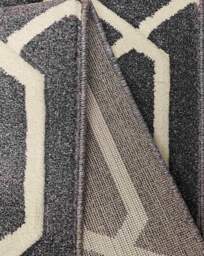 Newport Lattice Geometric Rug Charcoal - Homemaker - Size: 120X170 - thumbnail 3
