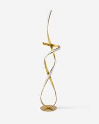 Ribbon LED Floor Lamp Gold - JD Williams - thumbnail 4